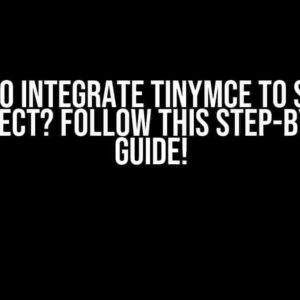 Trying to Integrate TinyMCE to Symfony 6 Project? Follow This Step-by-Step Guide!